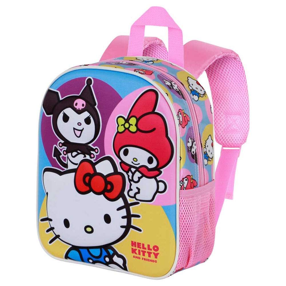 Hello Kitty ja ystävät Iloinen 3D-reppu 30cm