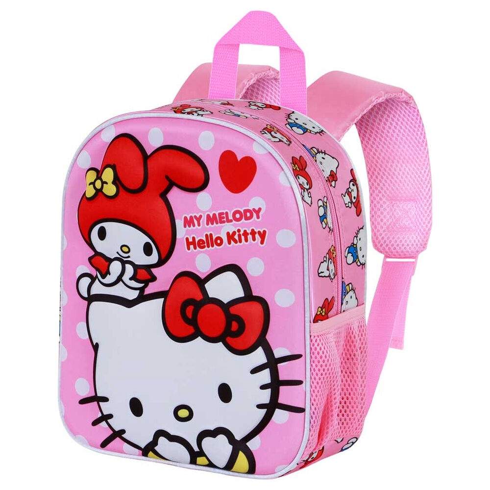 Hello Kitty og vennerne, flot 3D-rygsæk, 30 cm