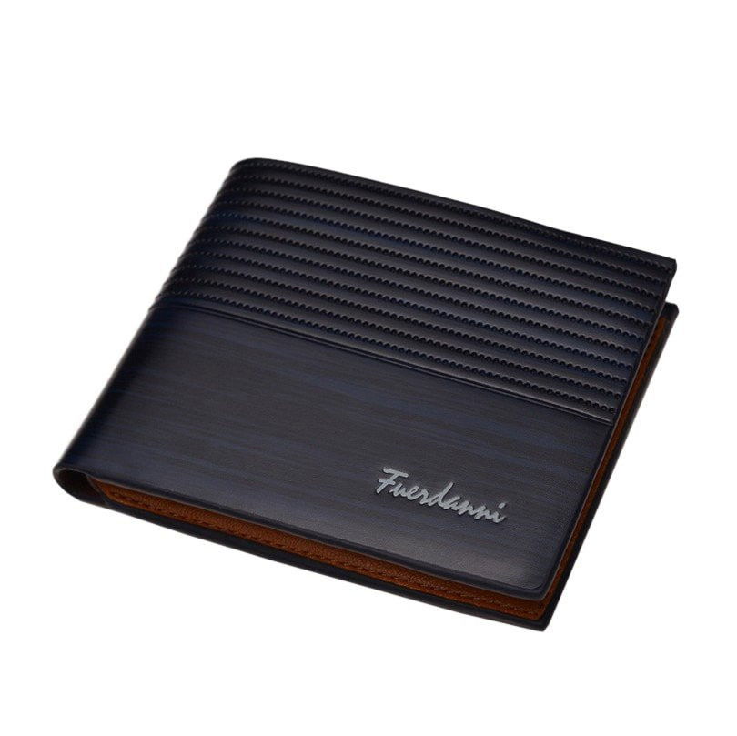 Luksuriøs Tegnebog - PU Læder - Maksimal Komfort - Sort