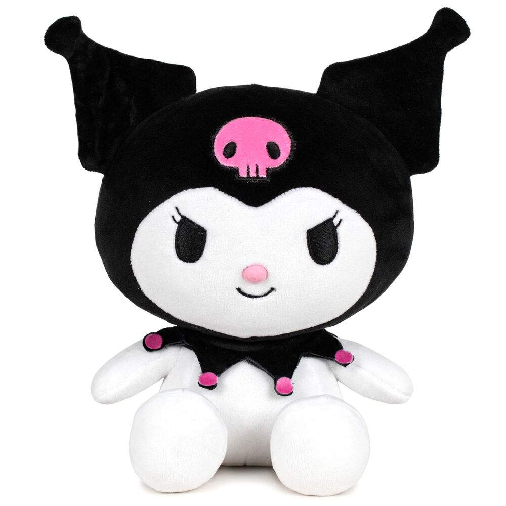 Hello Kitty Kuromi sort plyslegetøj 22 cm