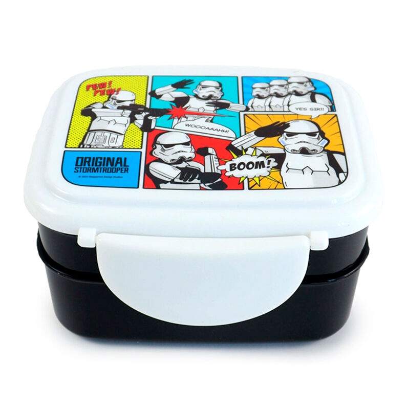 Star Wars Imperial Stormtrooper lunchlåda + bestick | Hem & Hobby | Pryloteket