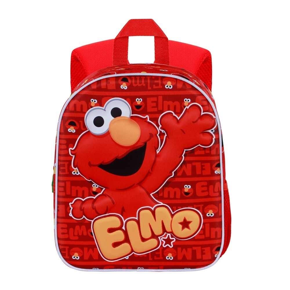 Sesamgade Elmo 3D rygsæk 30 cm