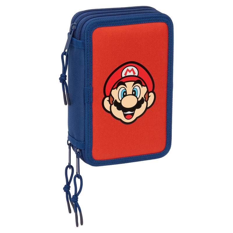 Super Mario Bros Mamma Mia tredobbelt penalhus 37 stk.