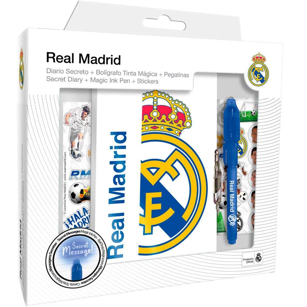 Real Madridin päiväkirja + taikakynä