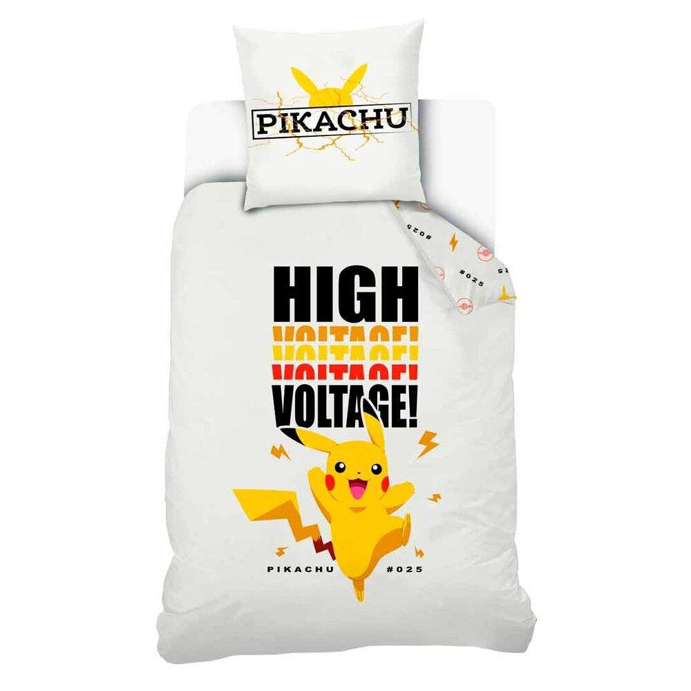 Pokemon puuvillainen pussilakanasetti sänkyyn 90 cm