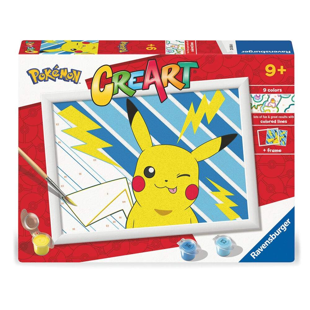 Pokémon Pikachu CreArt -maalaussarja