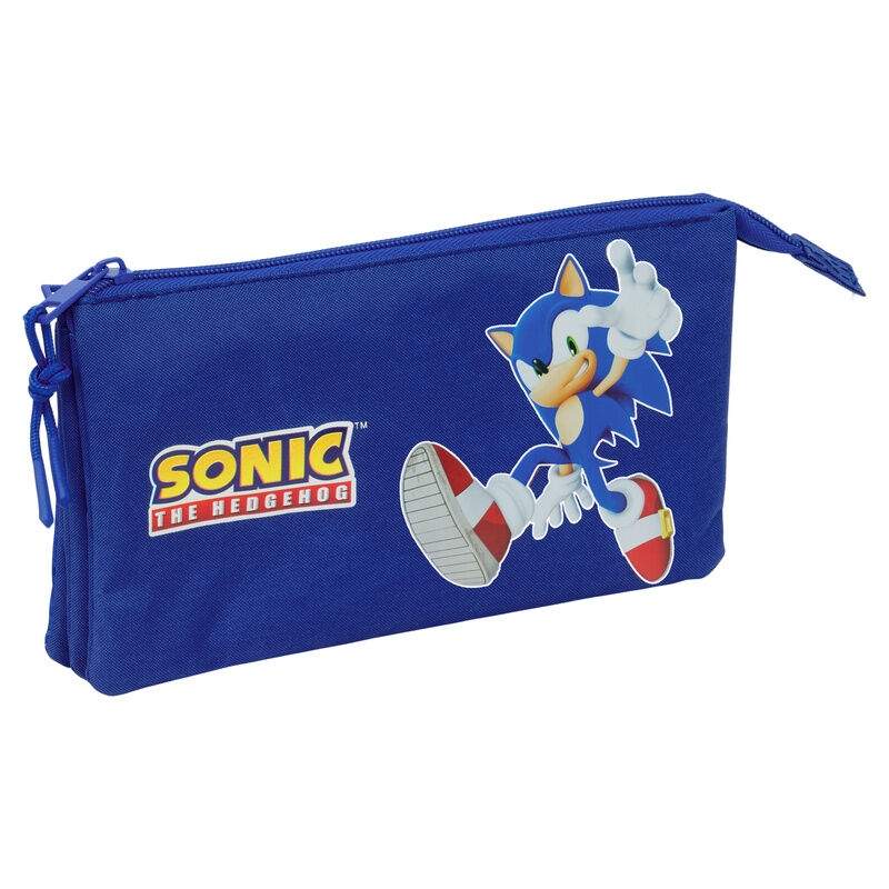 Sonic the Hedgehog tredobbelt penalhus