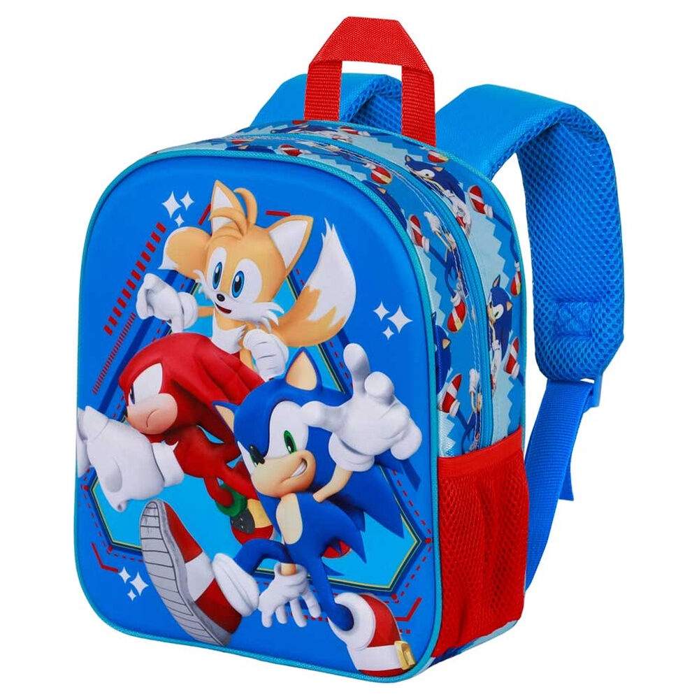 Sonic the Hedgehog Heroes 3D-ryggsäck 30 cm | Hem & Hobby | Pryloteket