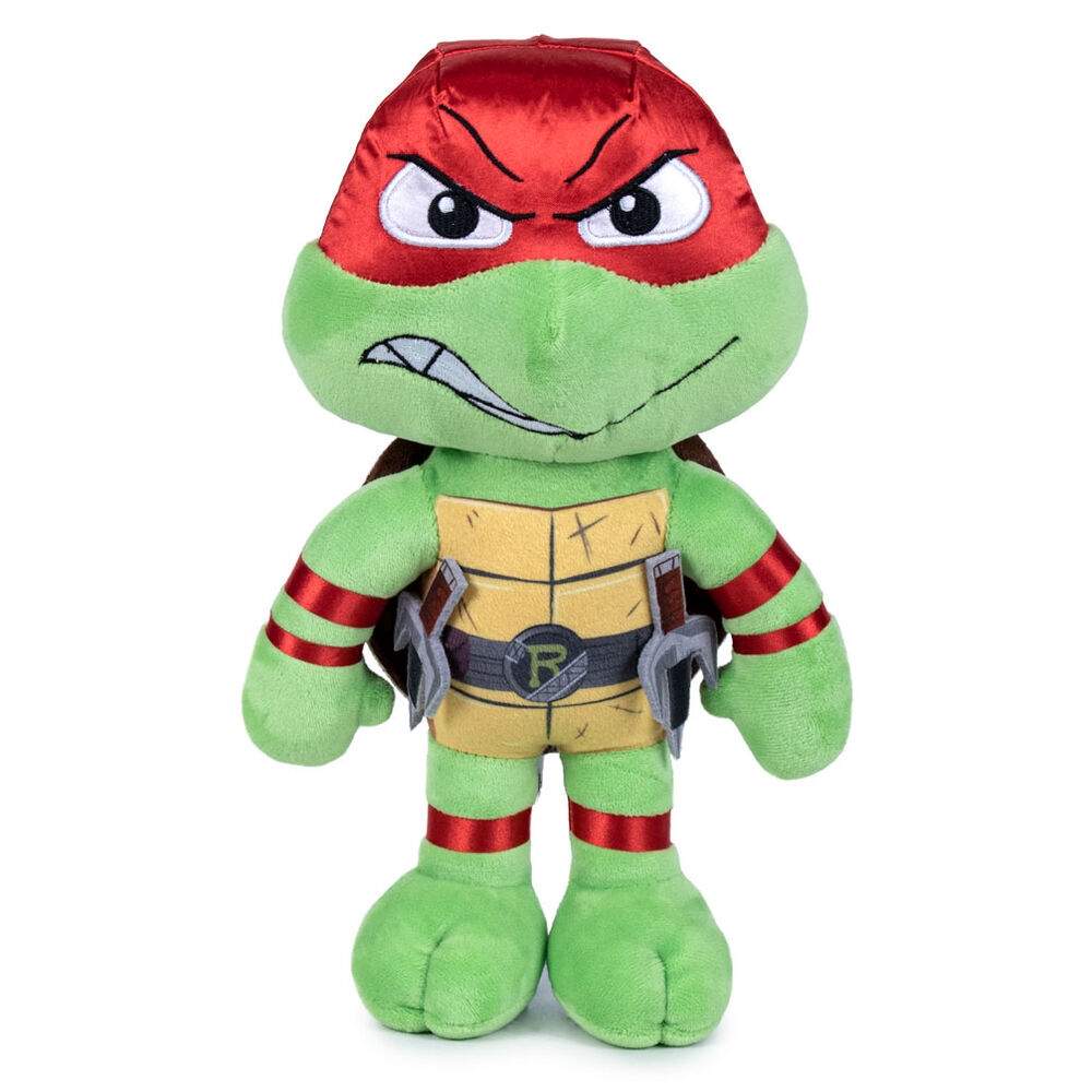 Ninja Turtles Mutant Mayhem Rafael plyslegetøj 21 cm