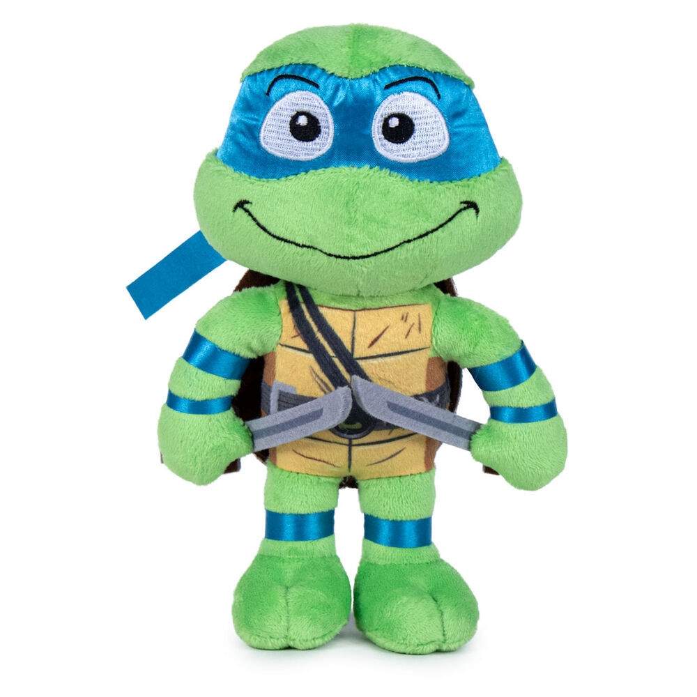 Ninja Turtles Mutant Mayhem Leonardo plyschleksak 21cm | Hem & Hobby | Pryloteket