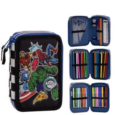 Marvel Avengers tredobbelt penalhus