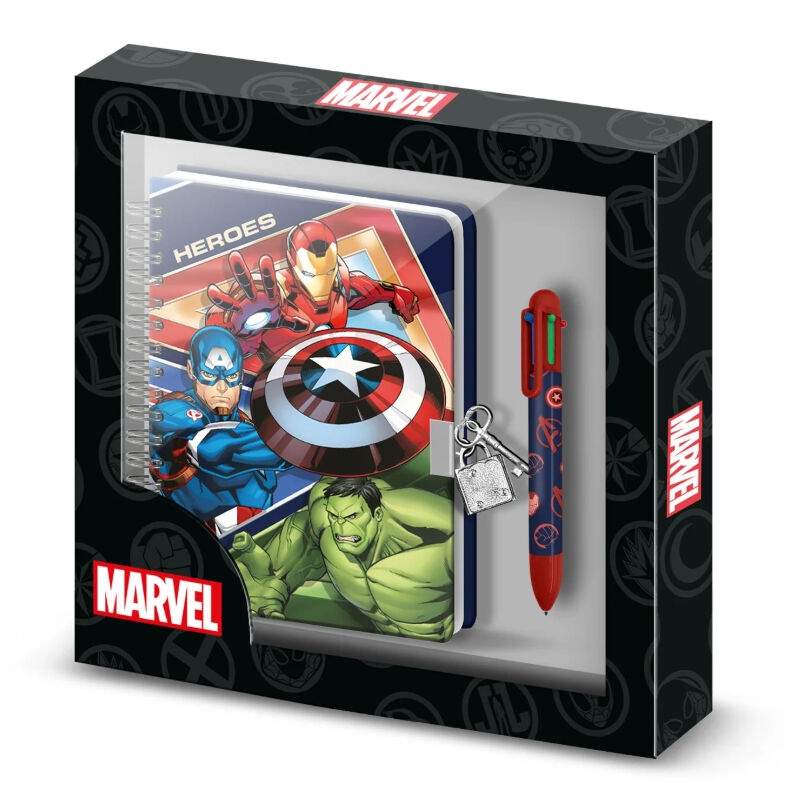 Marvel Avengers Dagbok + penna | Hem & Hobby | Pryloteket