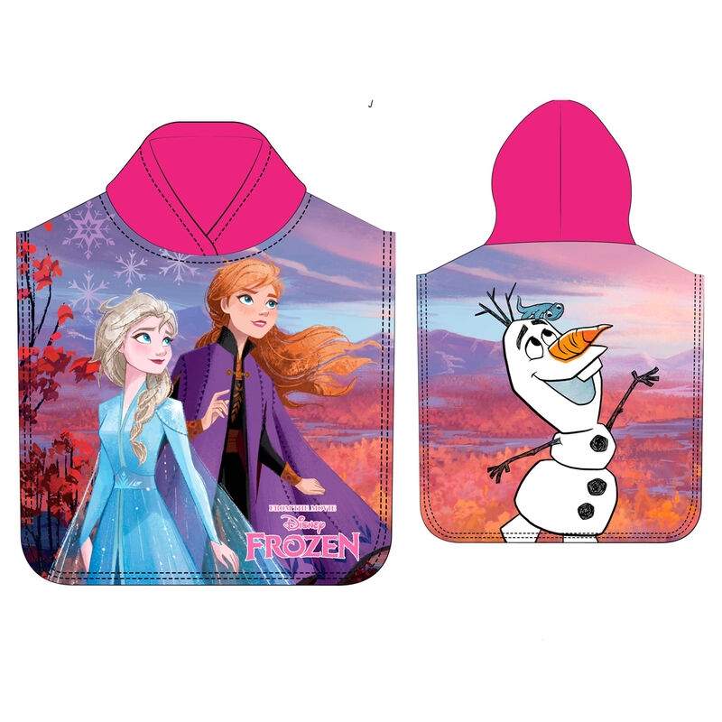 Disney Frost mikrofiber poncho håndklæde
