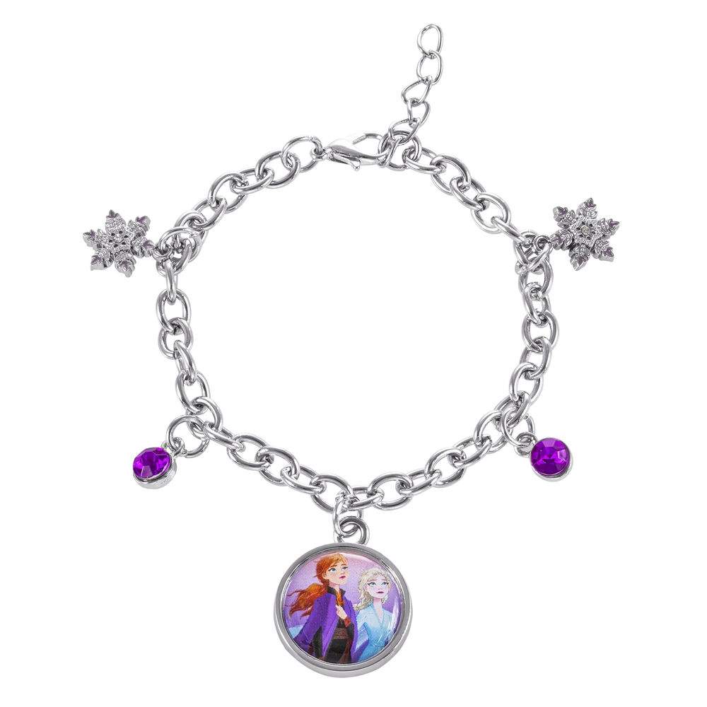 Disney Frost charms armbånd sølv