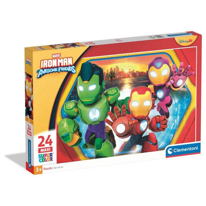 Marvel Iron Man og hans fantastiske maxi-puslespil 24 brikker