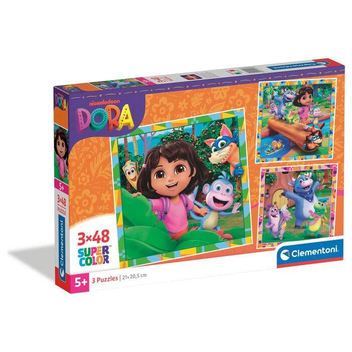 Dora-palapeli 3x48 palaa