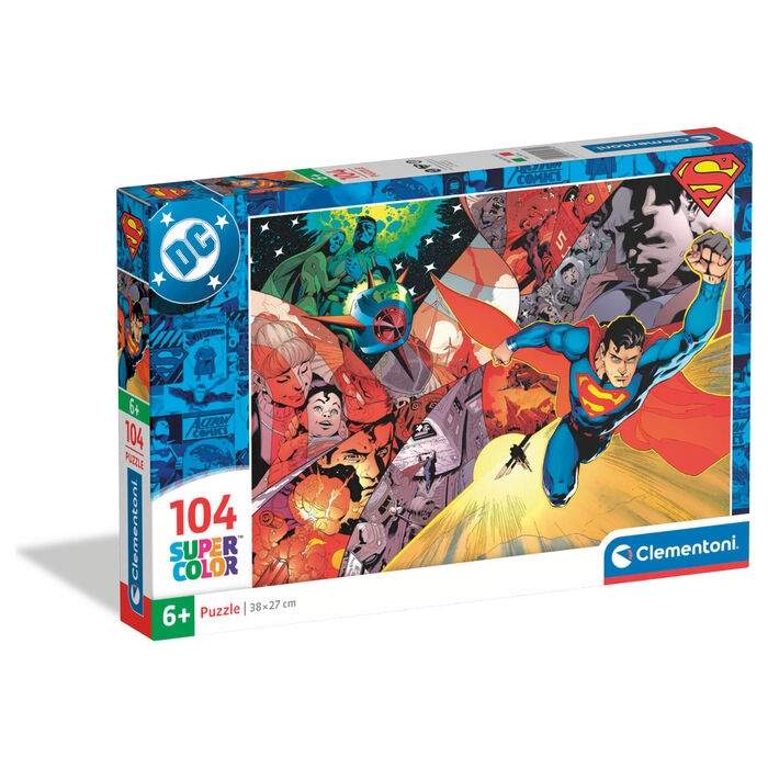 DC Comics Superman-puslespil 104 brikker
