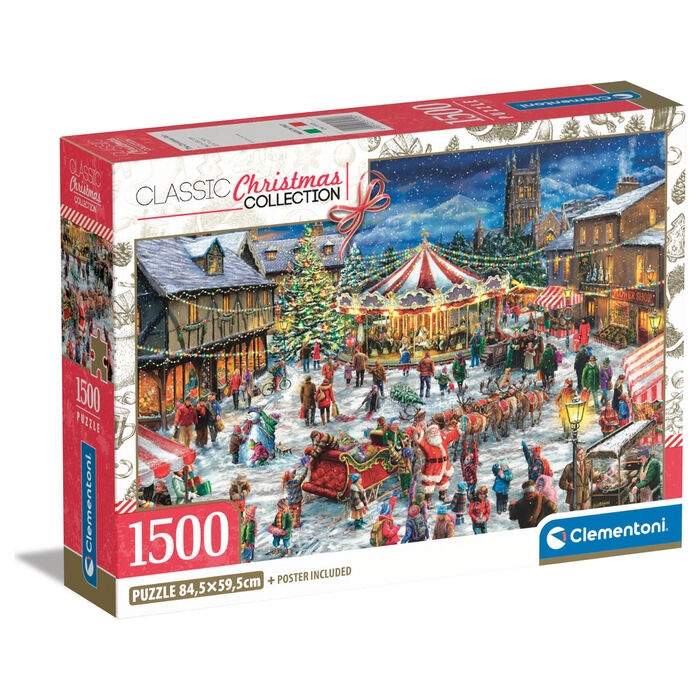Jule-fjernet-puslespil 1500 brikker