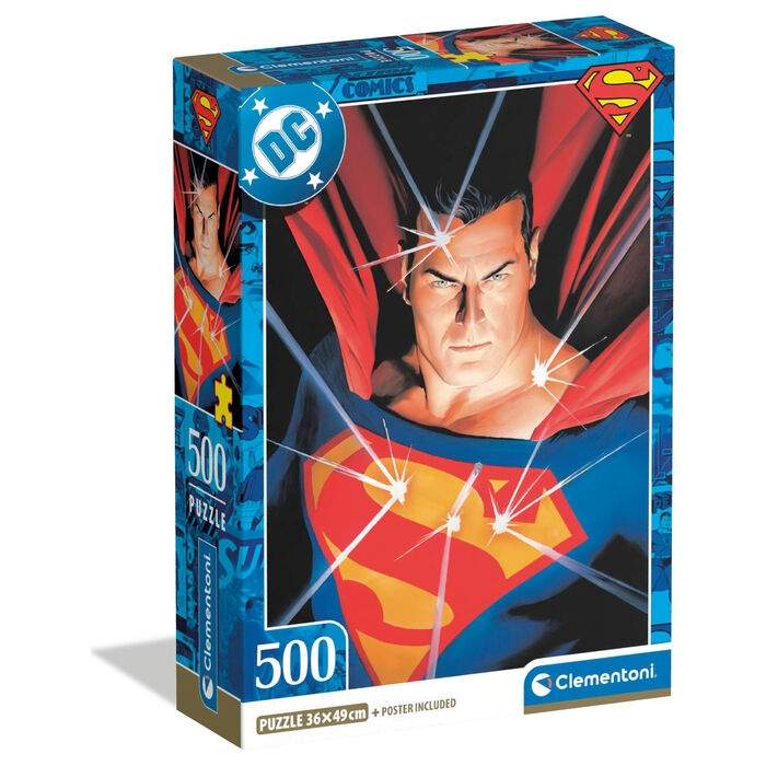DC Comics Superman-puslespil 500 brikker