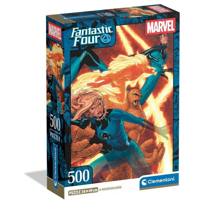 Marvel De Fantastiske Fire puslespil 500 brikker