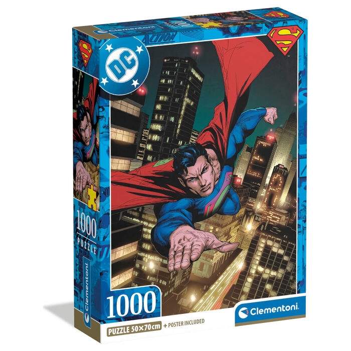 DC Comics Superman-puslespil 1000 brikker