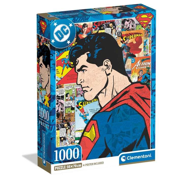 DC Comics Superman-puslespil 1000 brikker