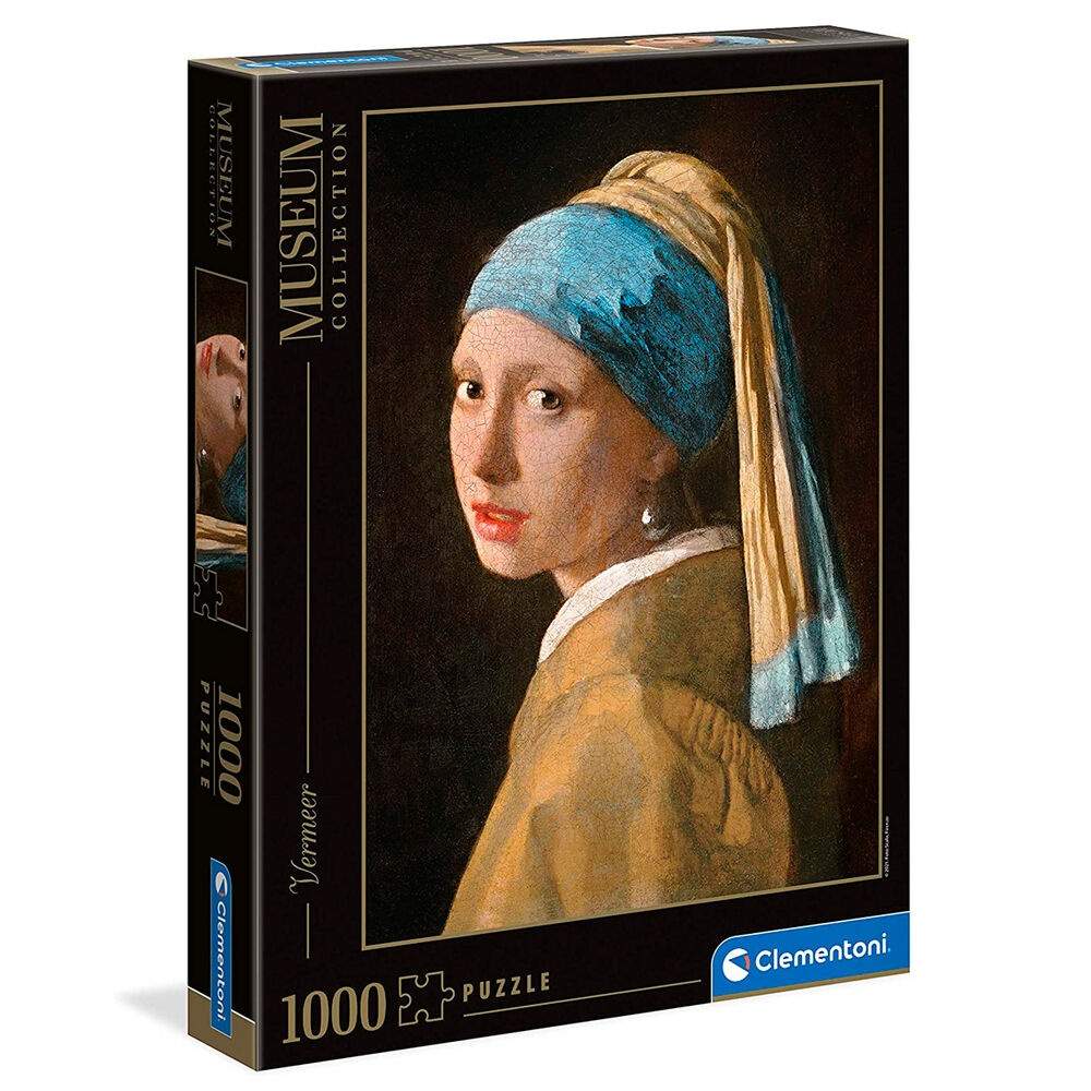 Museum Collection Vermeer-tyttö ja helmikorvakoru -palapeli 1000 palaa