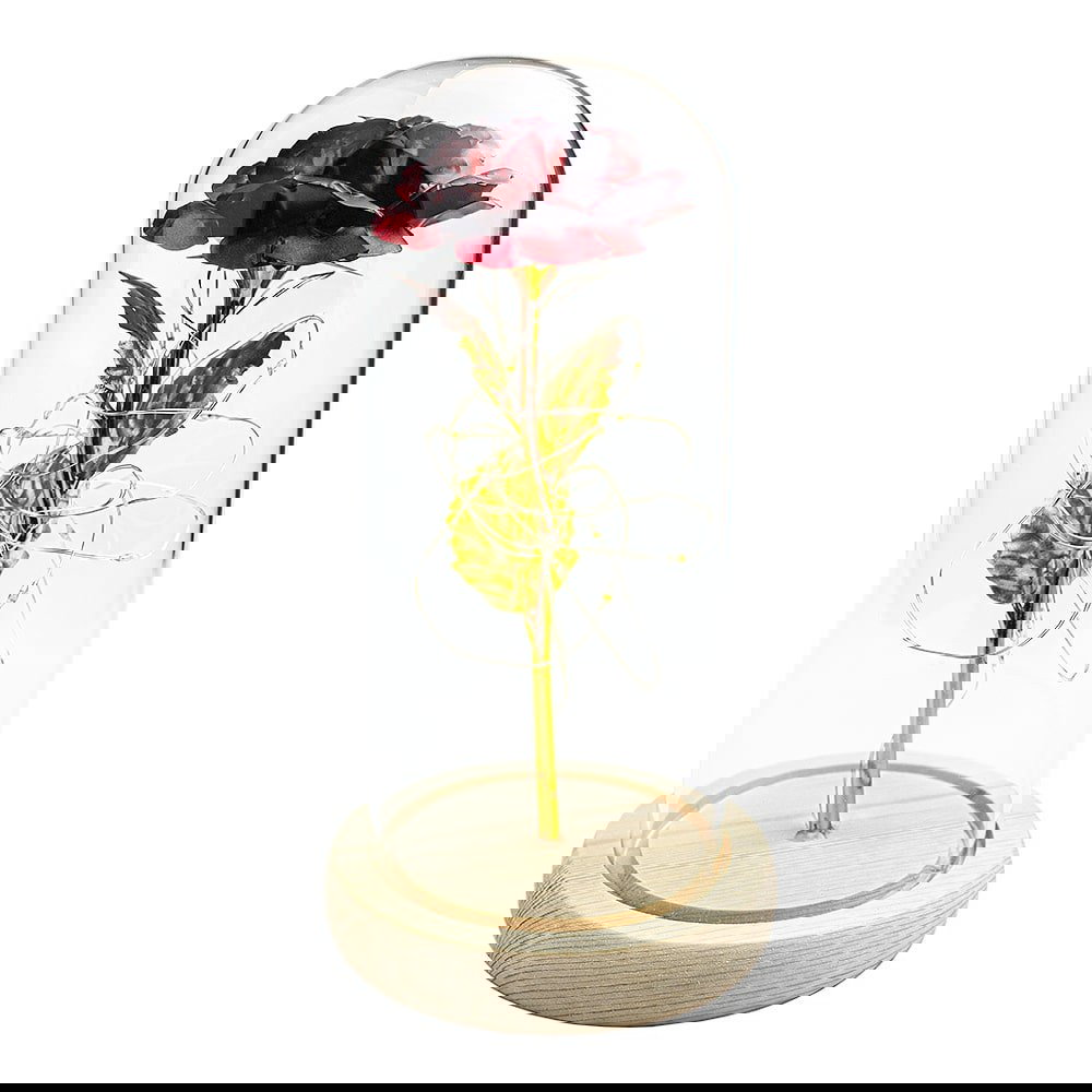 Ikuisuusruusu valonauhalla - Punainen