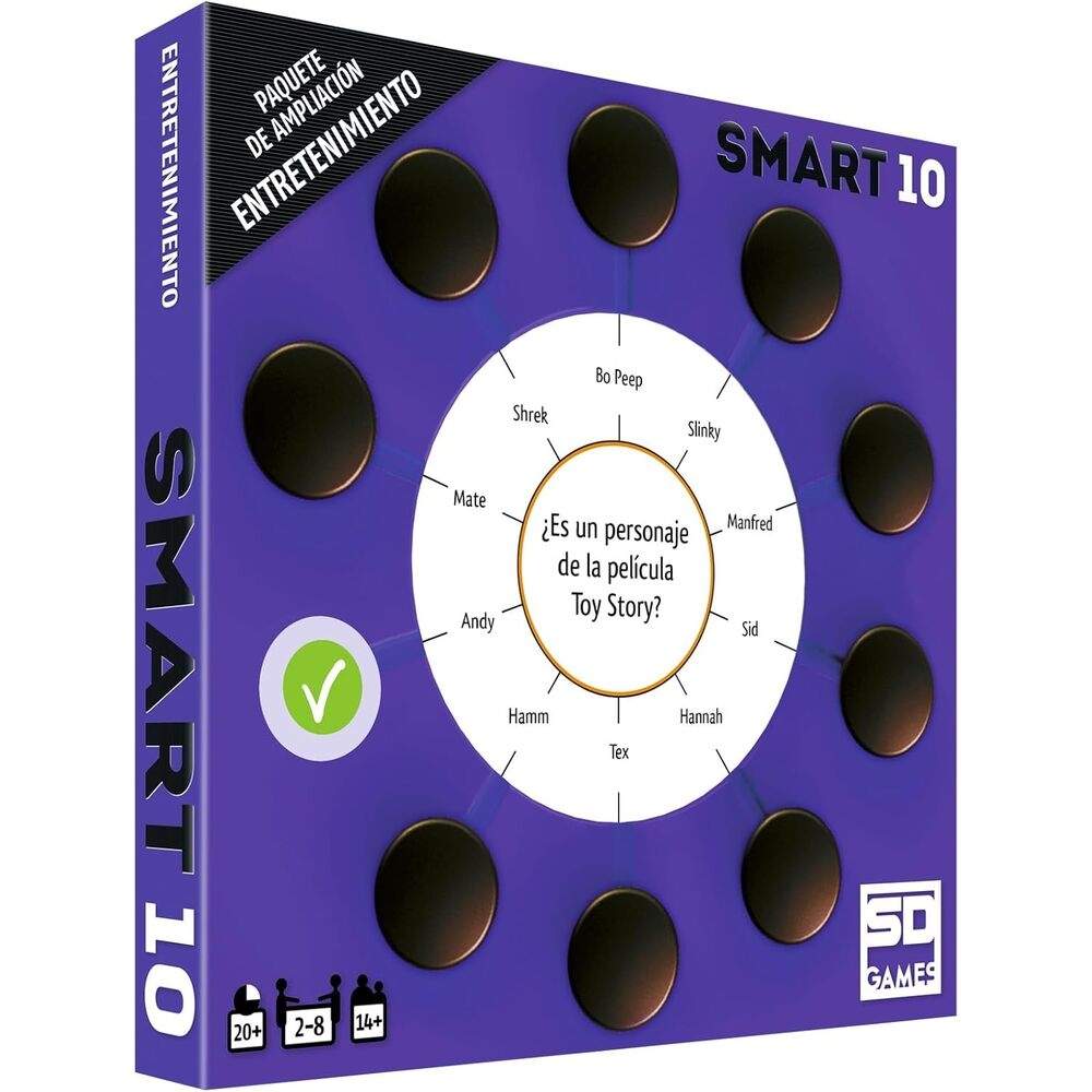 Spansk Smart 10-spiludvidelse til underholdning