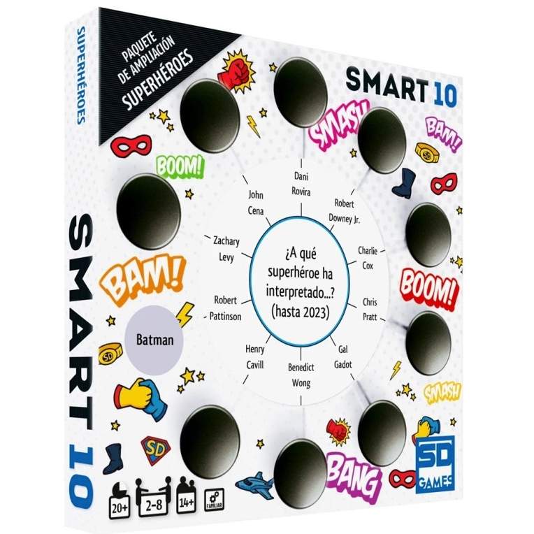 Espanjalainen Smart 10 -pelin laajennussupersankari