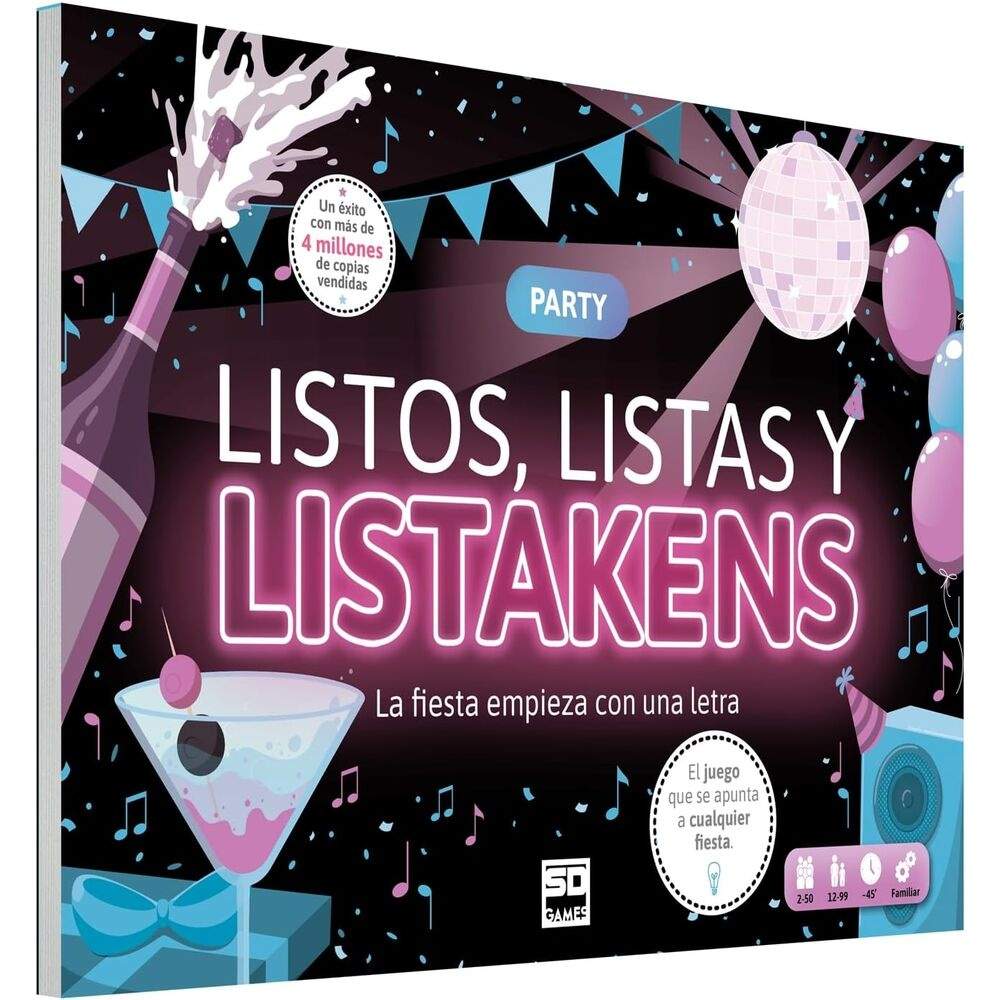 Spanska Listos Listas y Listakens Partyspel | Hem & Hobby | Pryloteket
