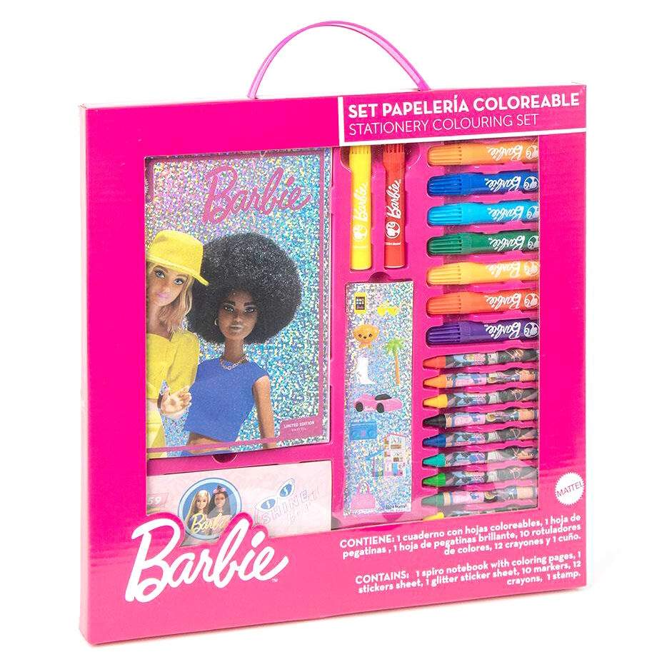 Barbie farvelægningssæt