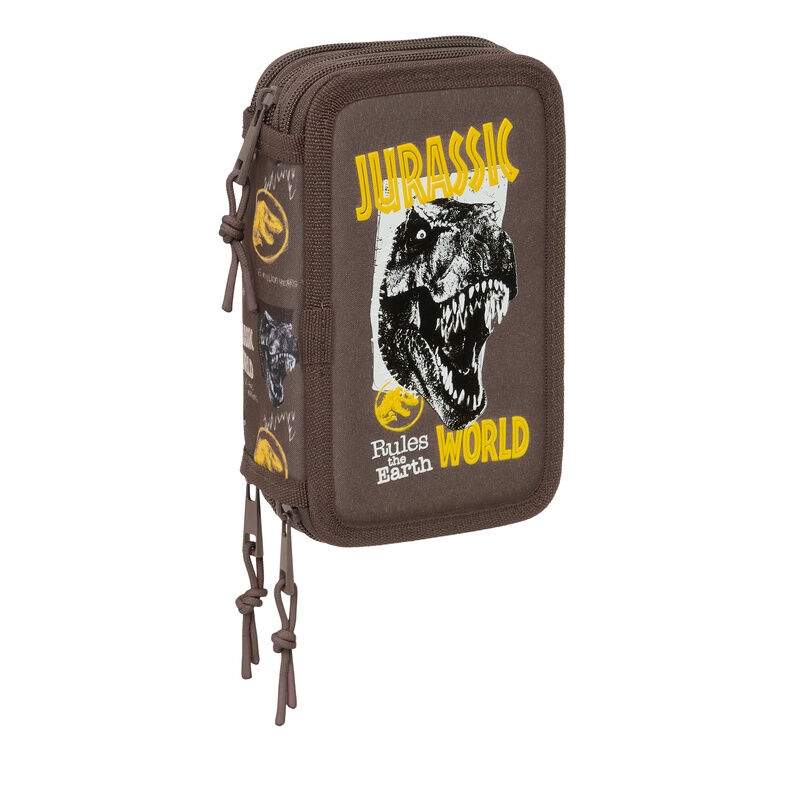 Jurassic World tredobbelt penalhus 37 stk.