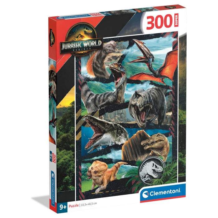 Jurrasic World puslespil 300 brikker