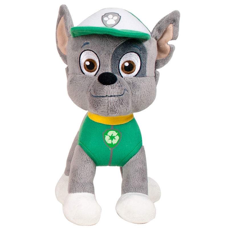Paw Patrol mjuk plyschleksak Rocky 28 cm | Hem & Hobby | Pryloteket