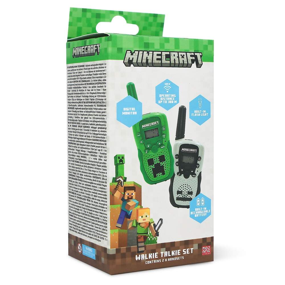 Minecraft-set Walkie-talkie | Hem & Hobby | Pryloteket