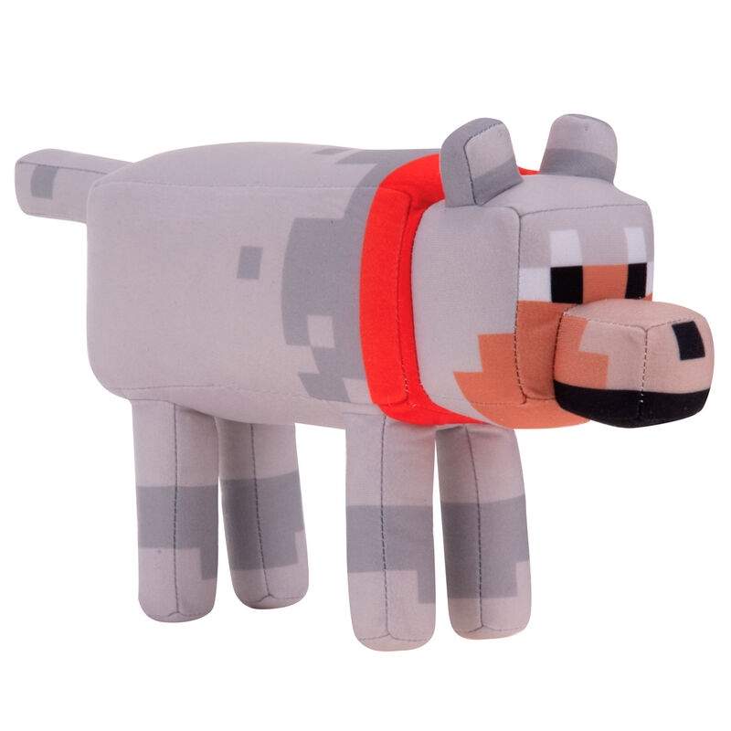Minecraft Kesytetty susi pehmolelu 29cm