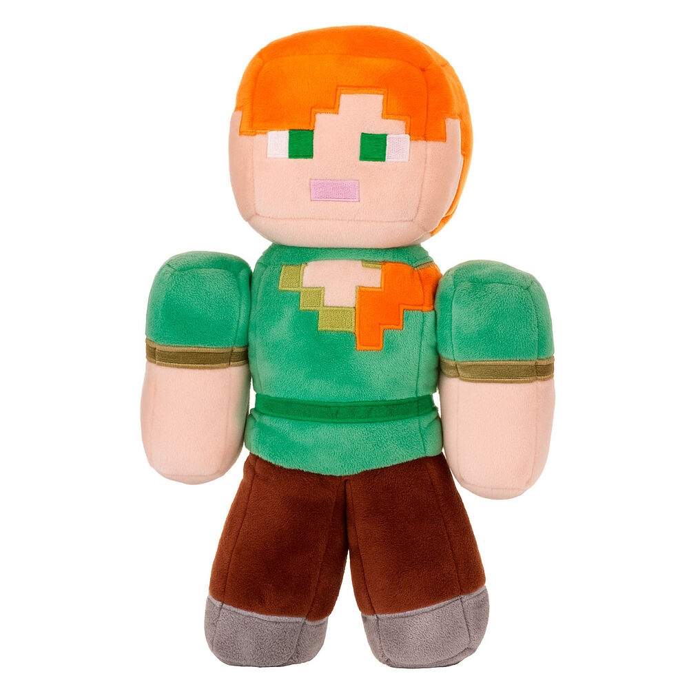 Minecraft Alex plyschleksak 30 cm | Hem & Hobby | Pryloteket