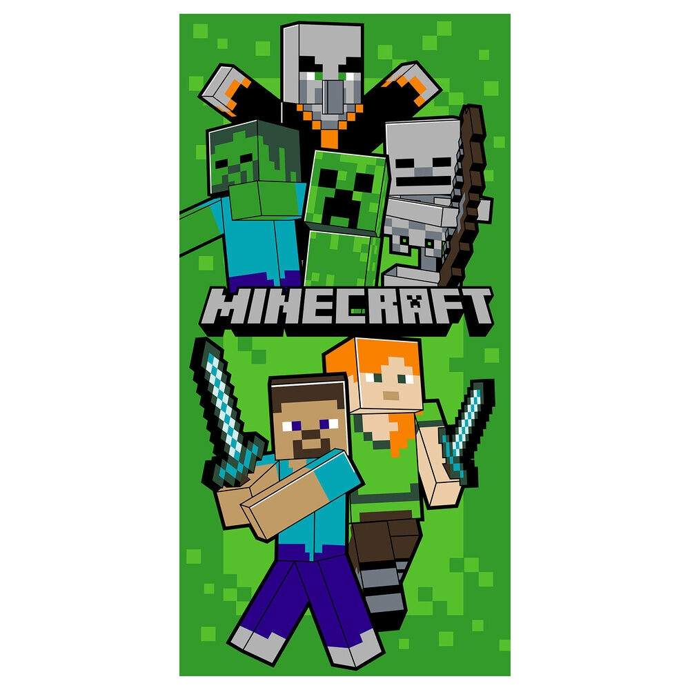 Minecraft mikrofiber strandhåndklæde
