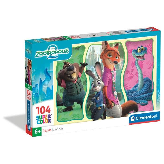Zootopia 2 -palapeli 104 palaa