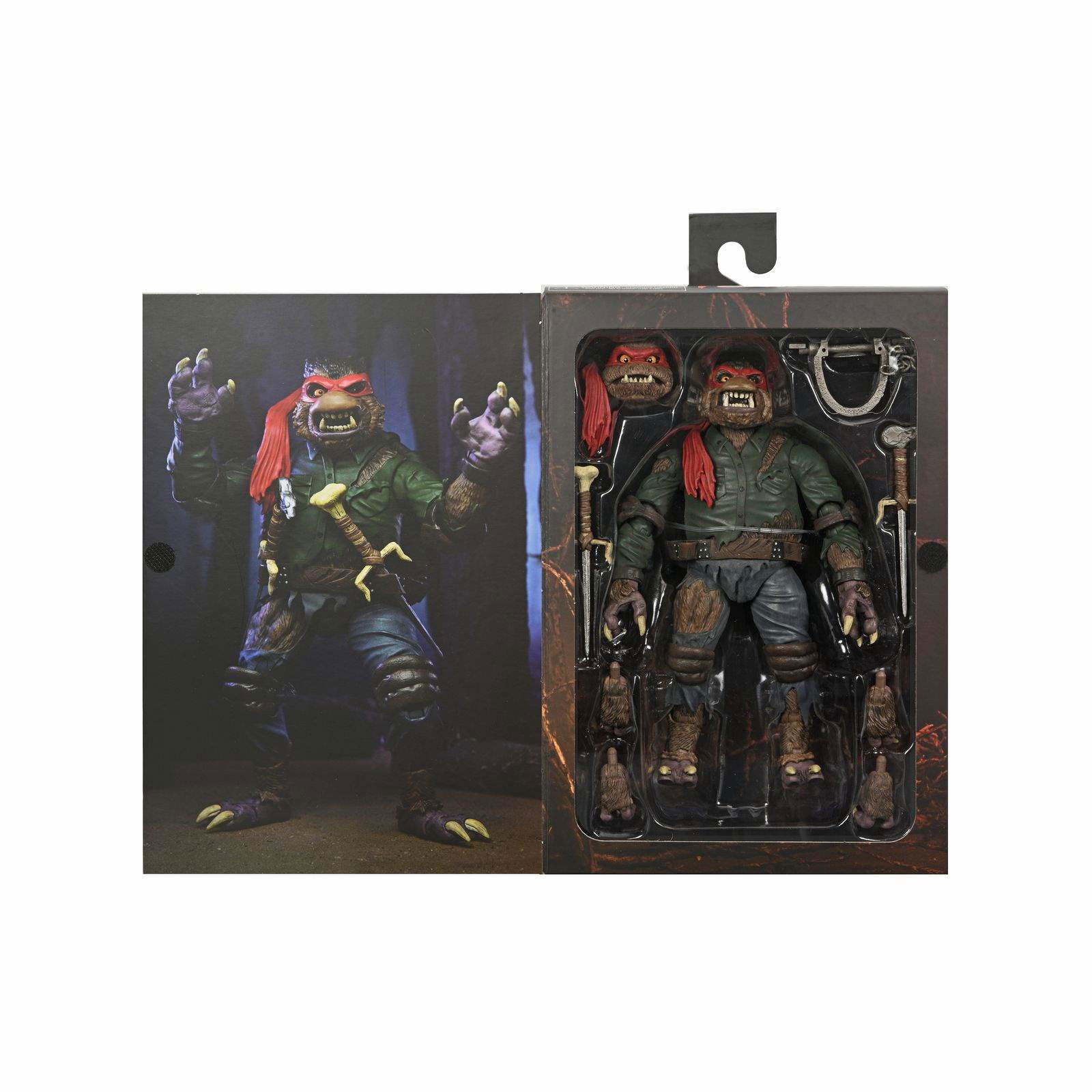 Ninja Turtles Universal Monsters Raphael som Ulvemanden ultimativ figur 18 cm