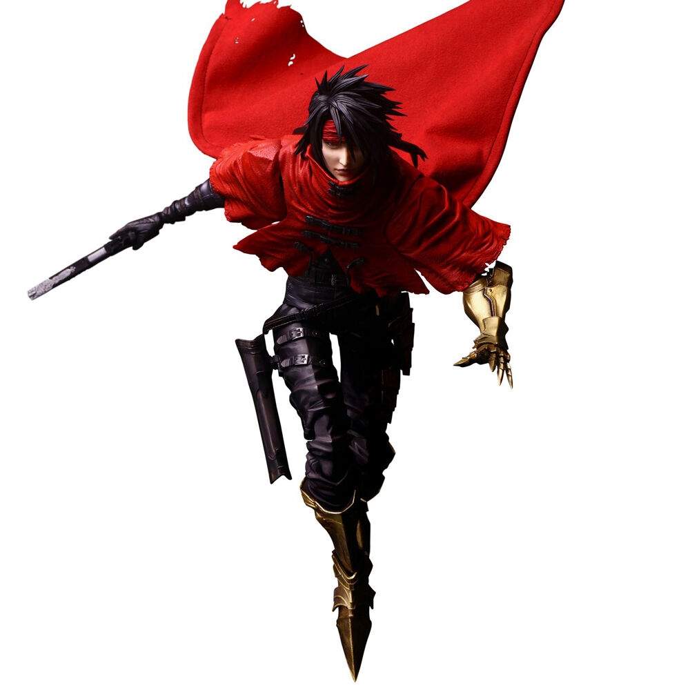 Final Fantasy VII Rebirth Vicent Valentine figur 28,5 cm