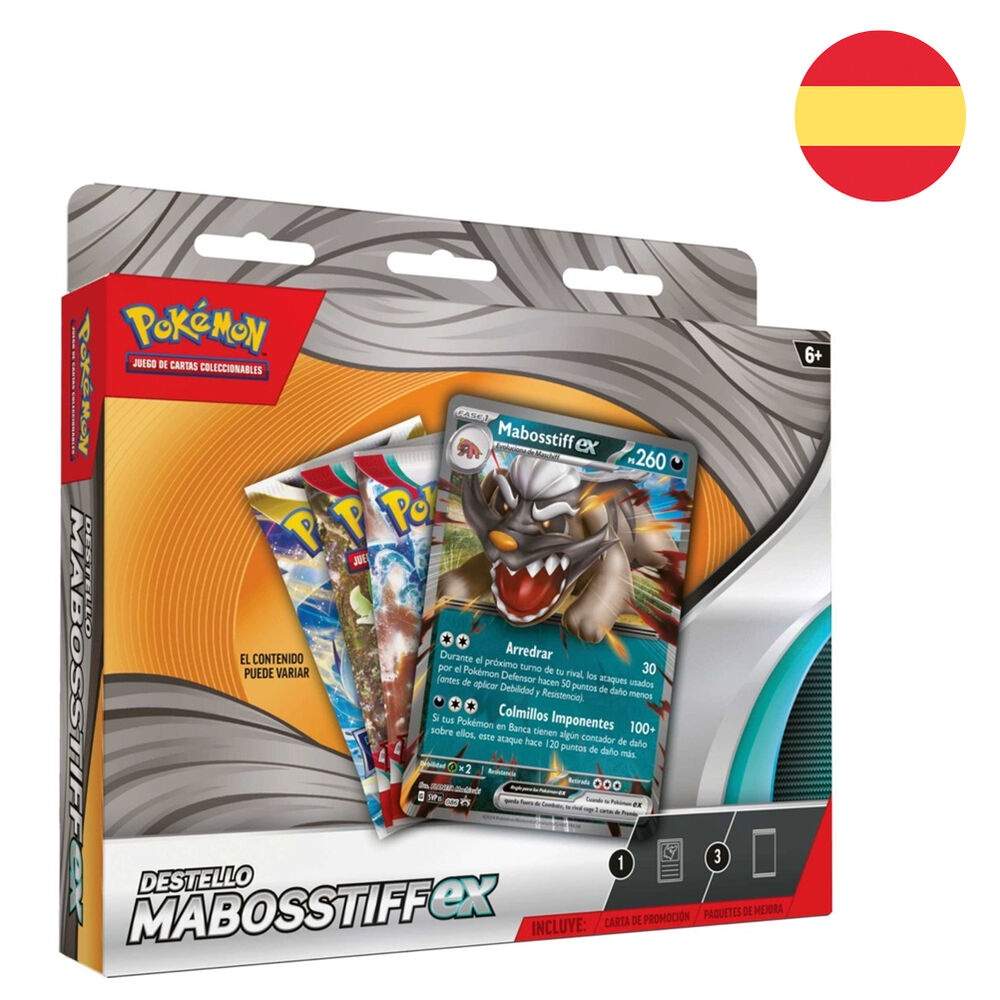 Spansk Pokémon Mabosstiff ex samlarkortsspelsbox | Hem & Hobby | Pryloteket