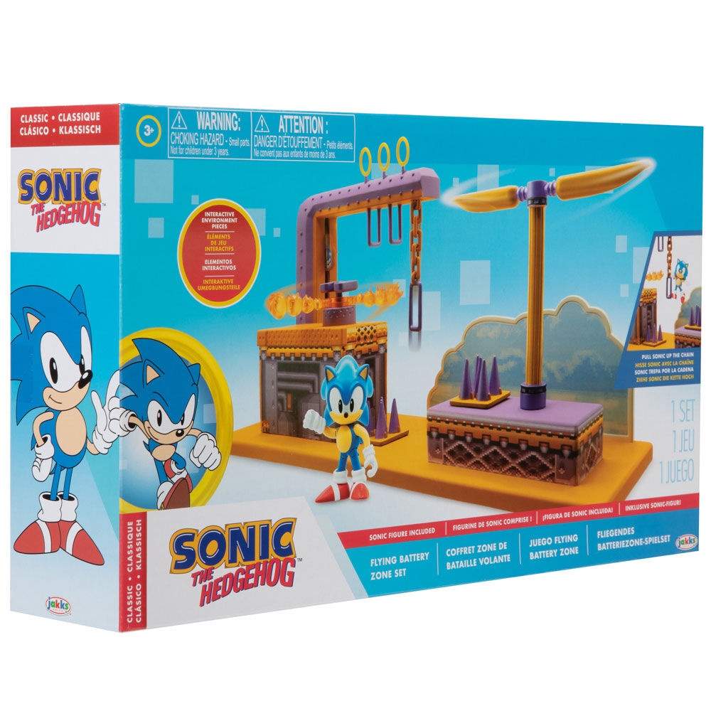Sonic the Hedgehog Flying Battery Zone -leikkisetti 6 cm