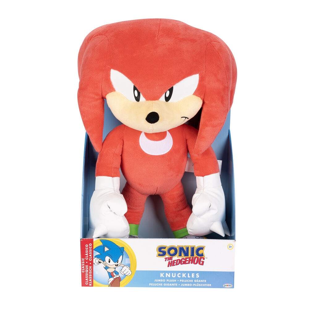 Sonic the Hedgehog Knuckles -pehmolelu 50 cm