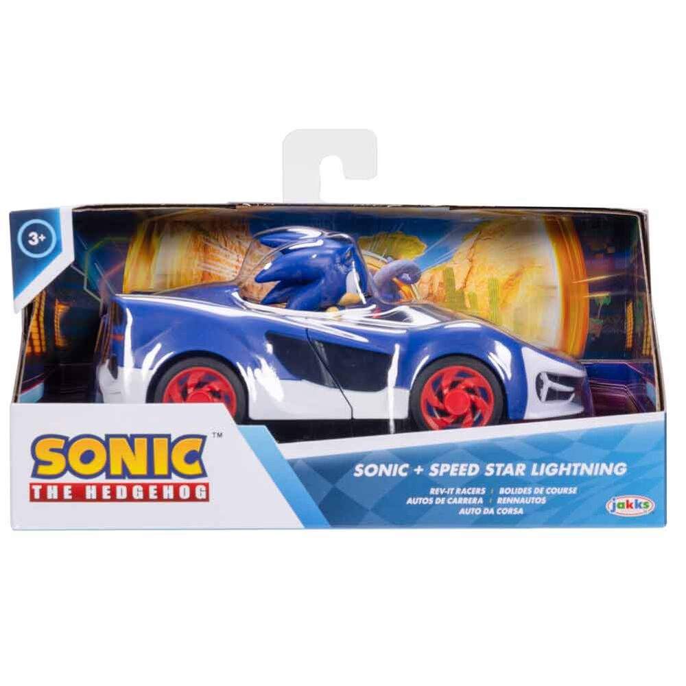 Sonic the Hedhehog Sonic-køretøj + figur