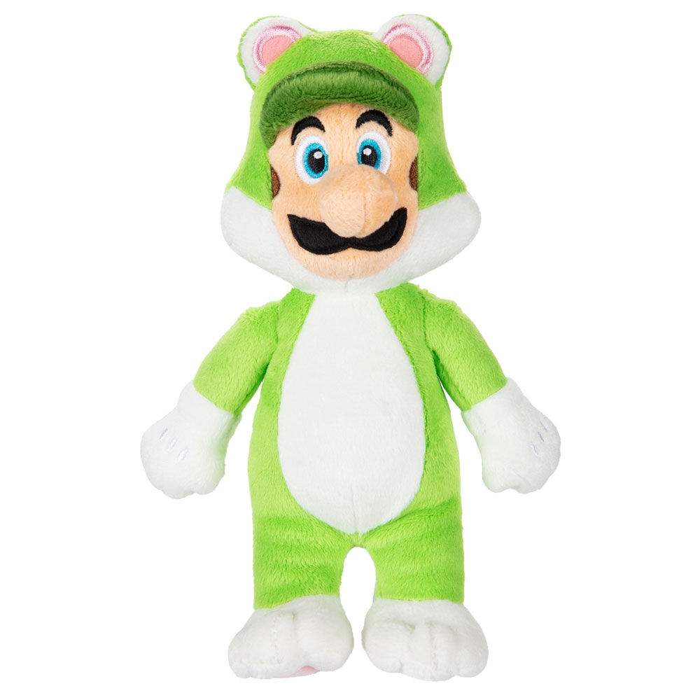 Nintendo Super Mario Luigi Kat plyslegetøj 18 cm