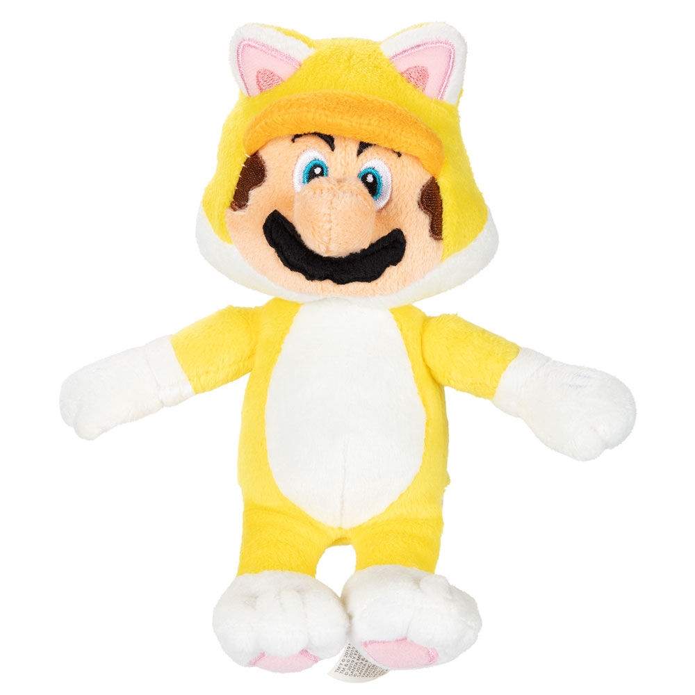 Nintendo Super Mario - Mario Cat -pehmolelu 18 cm