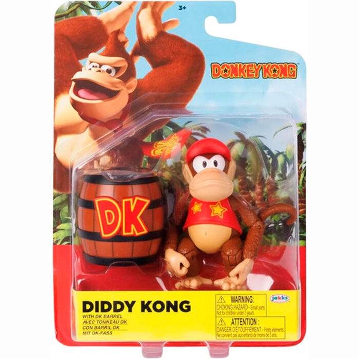 Donkey Kong Diddy Kong -figuuri 10 cm