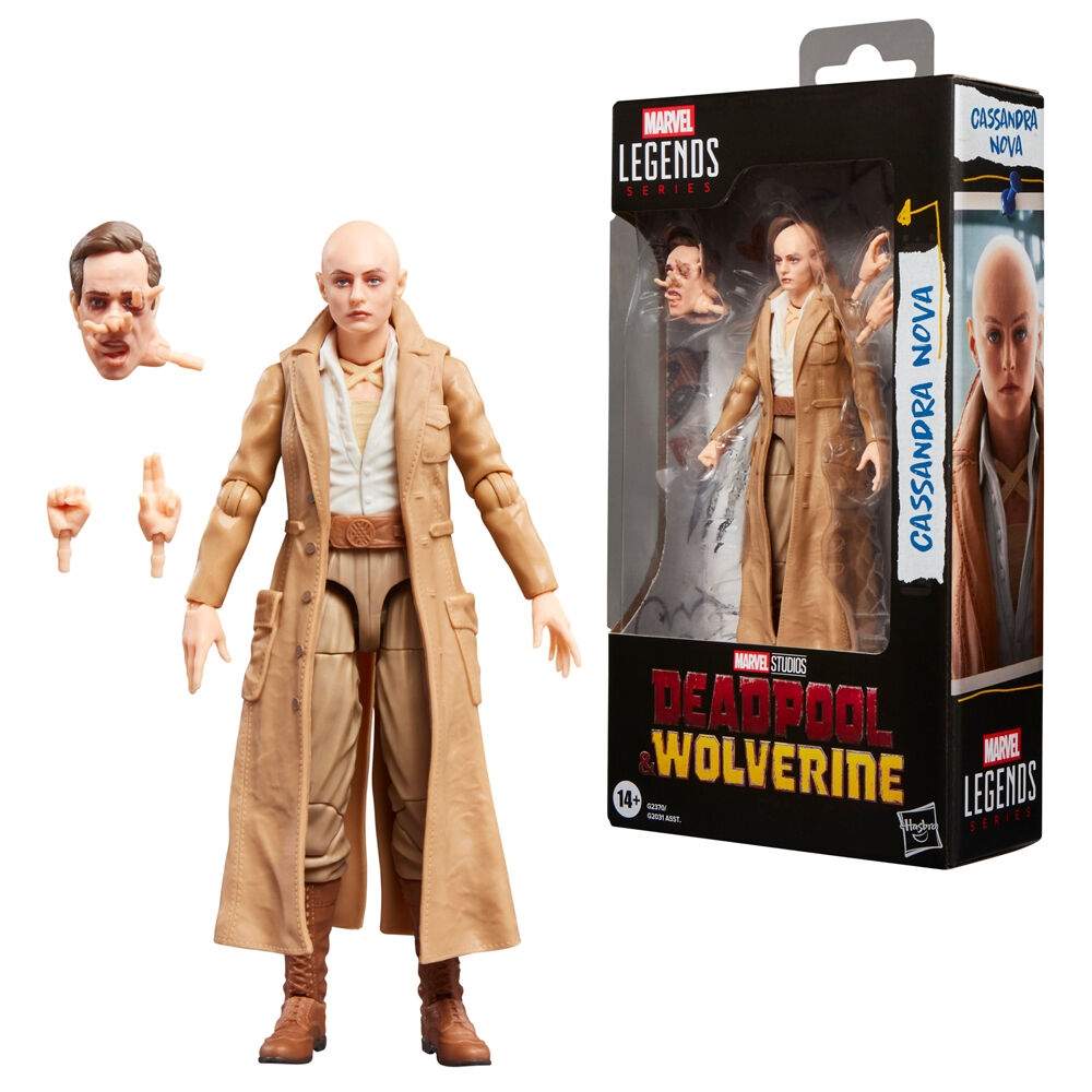 Marvel Legends-serien Deadpool & Wolverine Cassandra Nova-figur 15 cm